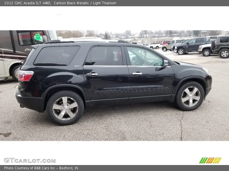 Carbon Black Metallic / Light Titanium 2012 GMC Acadia SLT AWD