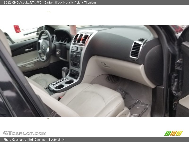 Carbon Black Metallic / Light Titanium 2012 GMC Acadia SLT AWD