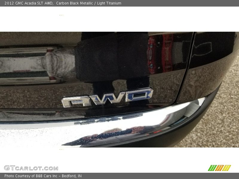 Carbon Black Metallic / Light Titanium 2012 GMC Acadia SLT AWD