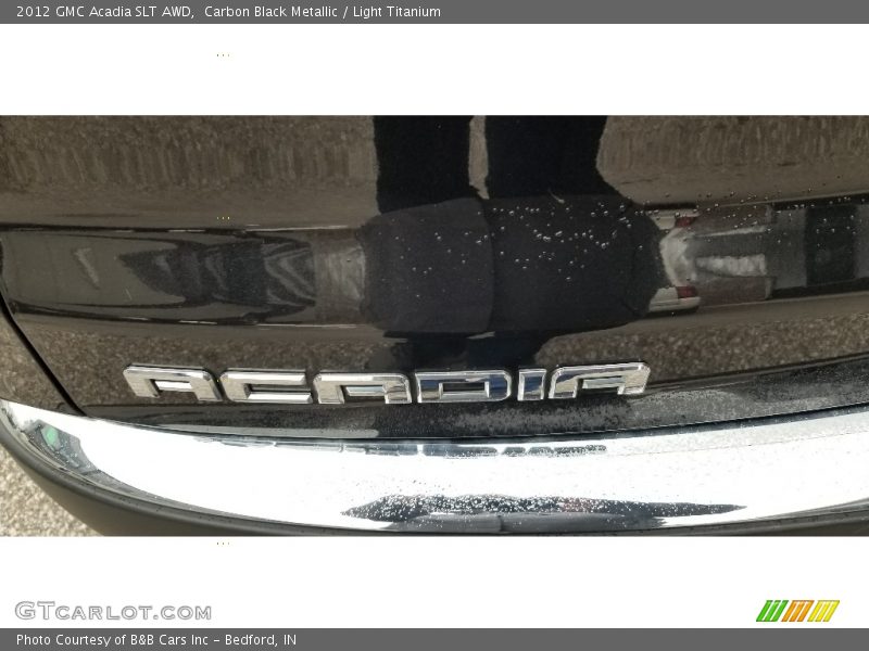 Carbon Black Metallic / Light Titanium 2012 GMC Acadia SLT AWD