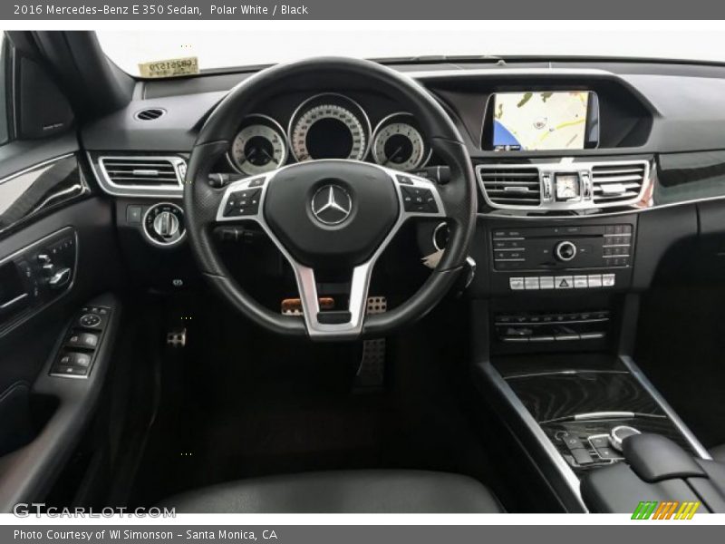 Polar White / Black 2016 Mercedes-Benz E 350 Sedan