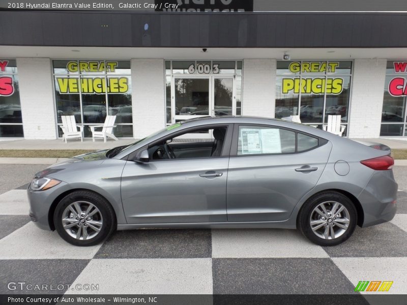 Galactic Gray / Gray 2018 Hyundai Elantra Value Edition