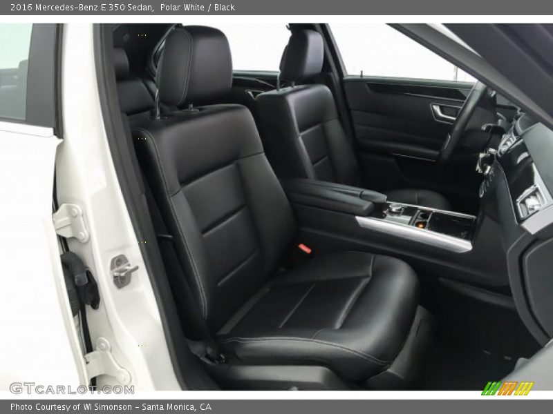 Polar White / Black 2016 Mercedes-Benz E 350 Sedan
