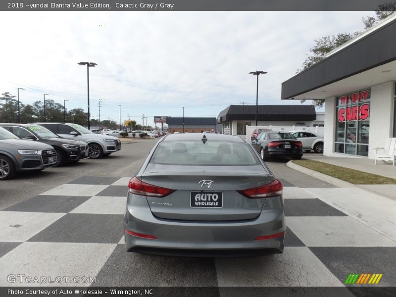 Galactic Gray / Gray 2018 Hyundai Elantra Value Edition