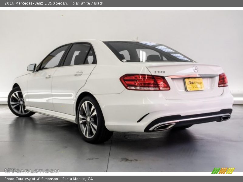 Polar White / Black 2016 Mercedes-Benz E 350 Sedan