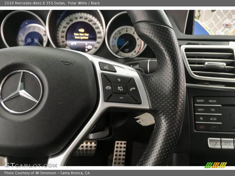 Polar White / Black 2016 Mercedes-Benz E 350 Sedan