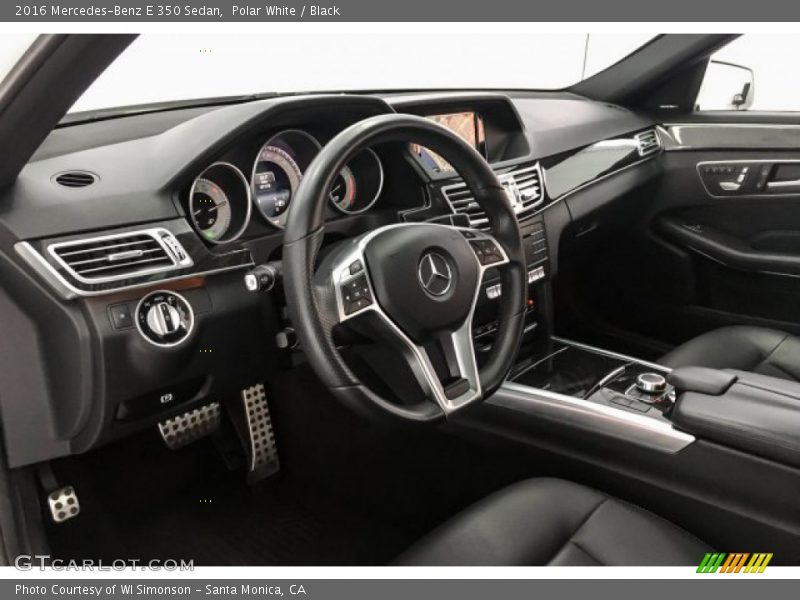 Polar White / Black 2016 Mercedes-Benz E 350 Sedan