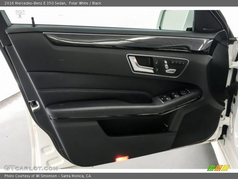 Polar White / Black 2016 Mercedes-Benz E 350 Sedan