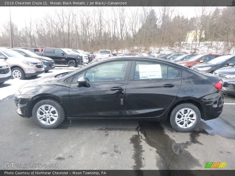 Mosaic Black Metallic / Jet Black/­Galvanized 2019 Chevrolet Cruze LS