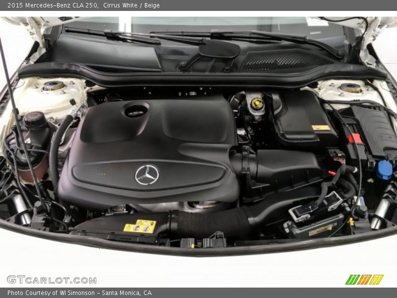 Cirrus White / Beige 2015 Mercedes-Benz CLA 250