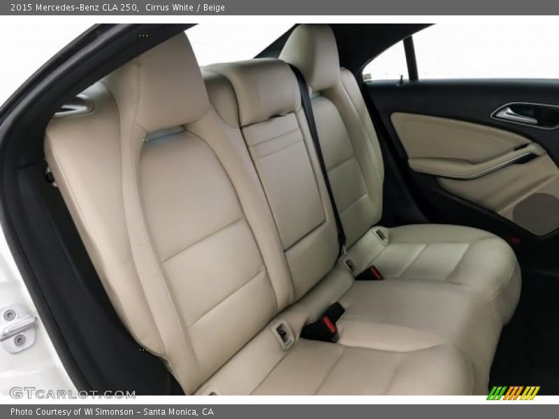 Cirrus White / Beige 2015 Mercedes-Benz CLA 250