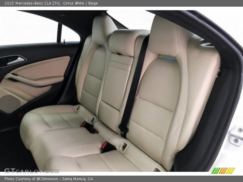 Cirrus White / Beige 2015 Mercedes-Benz CLA 250