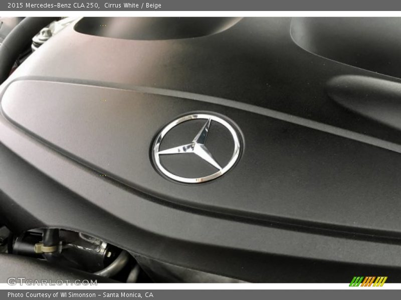 Cirrus White / Beige 2015 Mercedes-Benz CLA 250