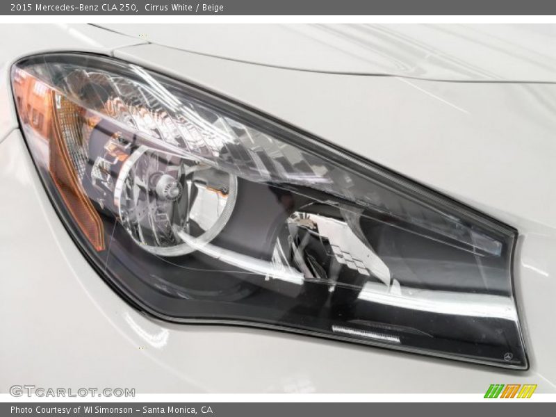 Cirrus White / Beige 2015 Mercedes-Benz CLA 250