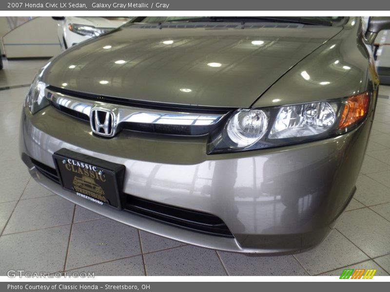 Galaxy Gray Metallic / Gray 2007 Honda Civic LX Sedan
