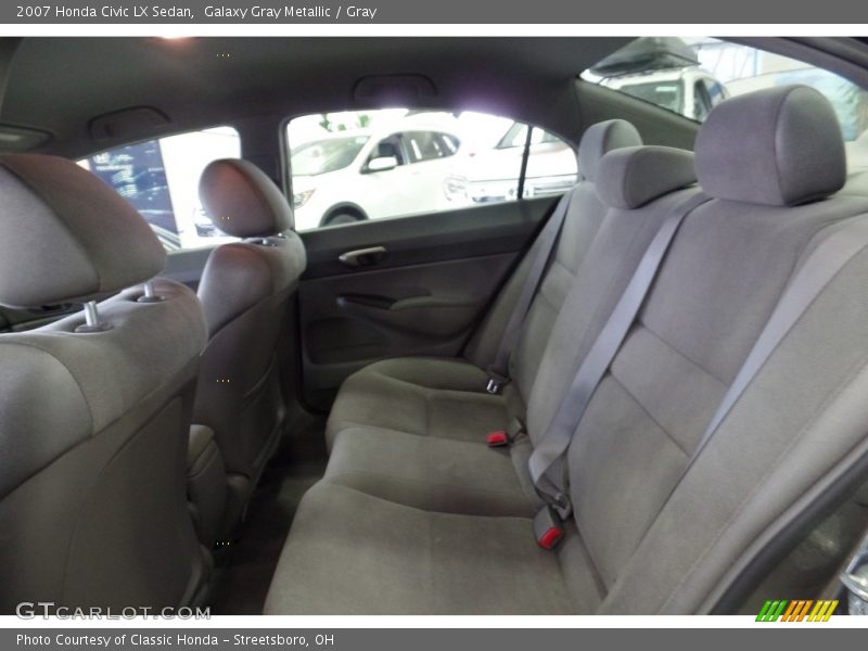 Galaxy Gray Metallic / Gray 2007 Honda Civic LX Sedan