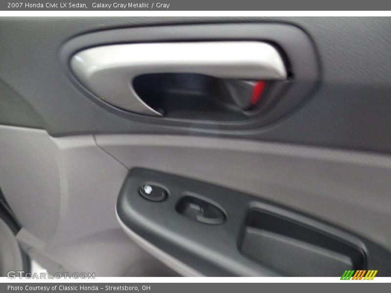 Galaxy Gray Metallic / Gray 2007 Honda Civic LX Sedan