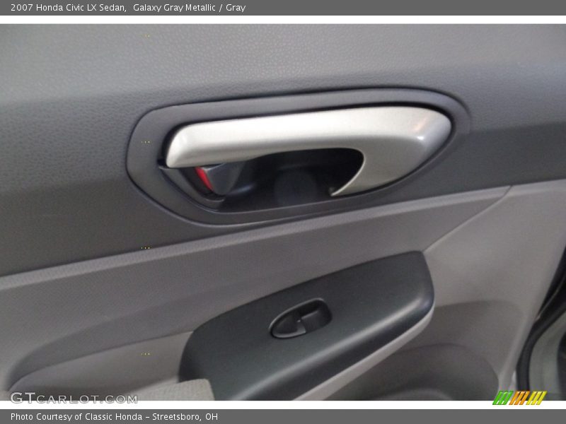 Galaxy Gray Metallic / Gray 2007 Honda Civic LX Sedan