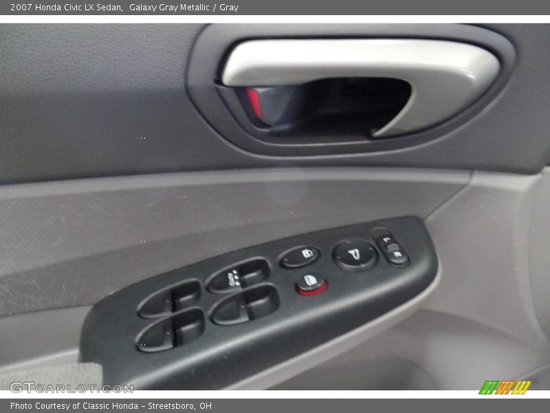 Galaxy Gray Metallic / Gray 2007 Honda Civic LX Sedan
