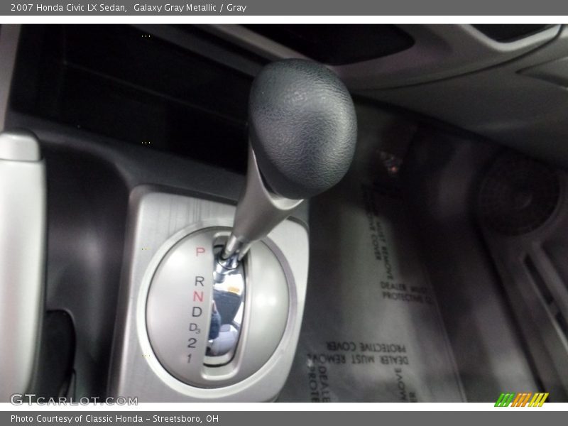 Galaxy Gray Metallic / Gray 2007 Honda Civic LX Sedan