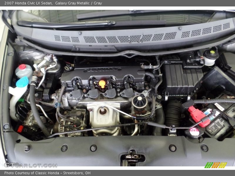 Galaxy Gray Metallic / Gray 2007 Honda Civic LX Sedan