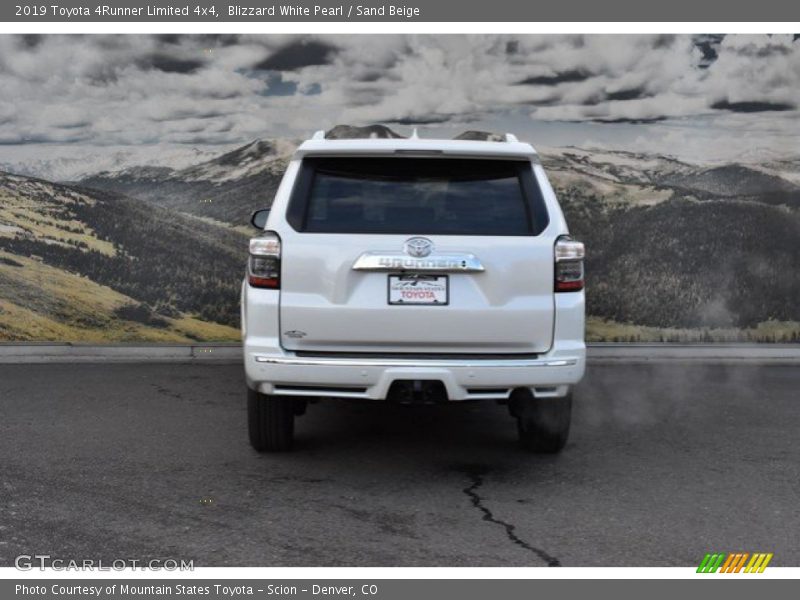 Blizzard White Pearl / Sand Beige 2019 Toyota 4Runner Limited 4x4