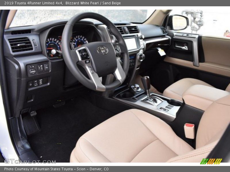  2019 4Runner Limited 4x4 Sand Beige Interior