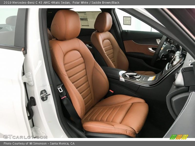  2019 C 43 AMG 4Matic Sedan Saddle Brown/Black Interior