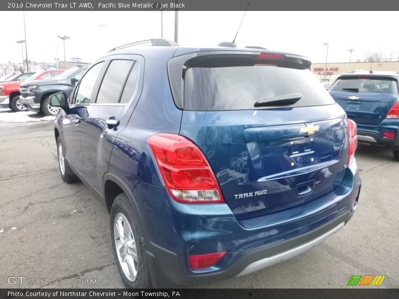 Pacific Blue Metallic / Jet Black 2019 Chevrolet Trax LT AWD