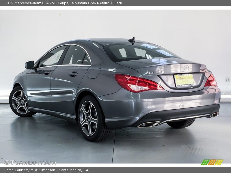 Mountain Grey Metallic / Black 2019 Mercedes-Benz CLA 250 Coupe