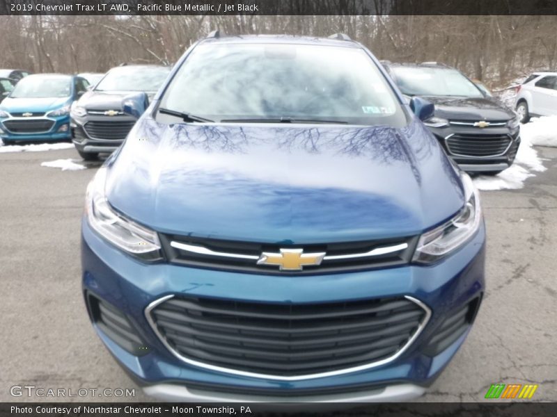 Pacific Blue Metallic / Jet Black 2019 Chevrolet Trax LT AWD