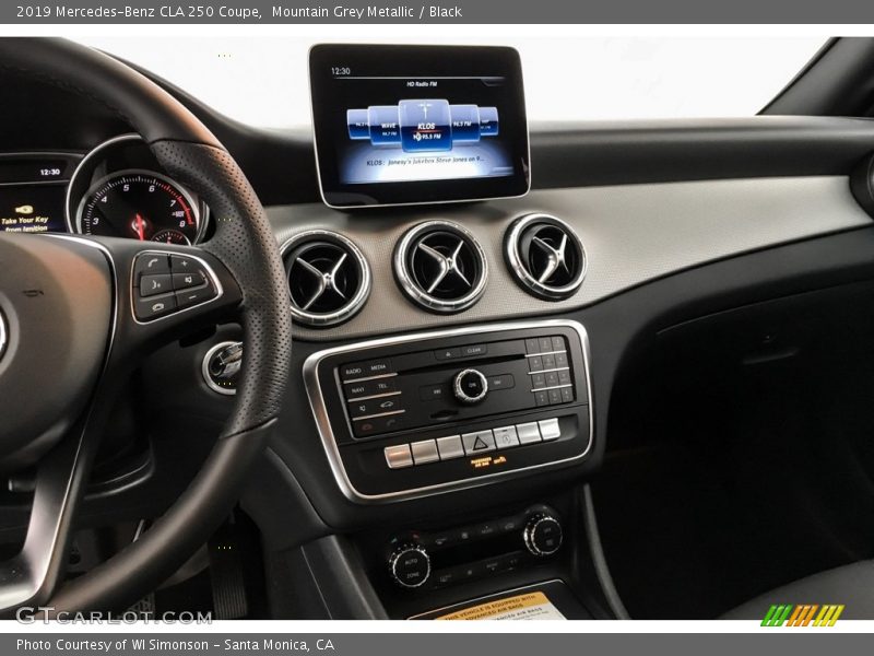 Mountain Grey Metallic / Black 2019 Mercedes-Benz CLA 250 Coupe