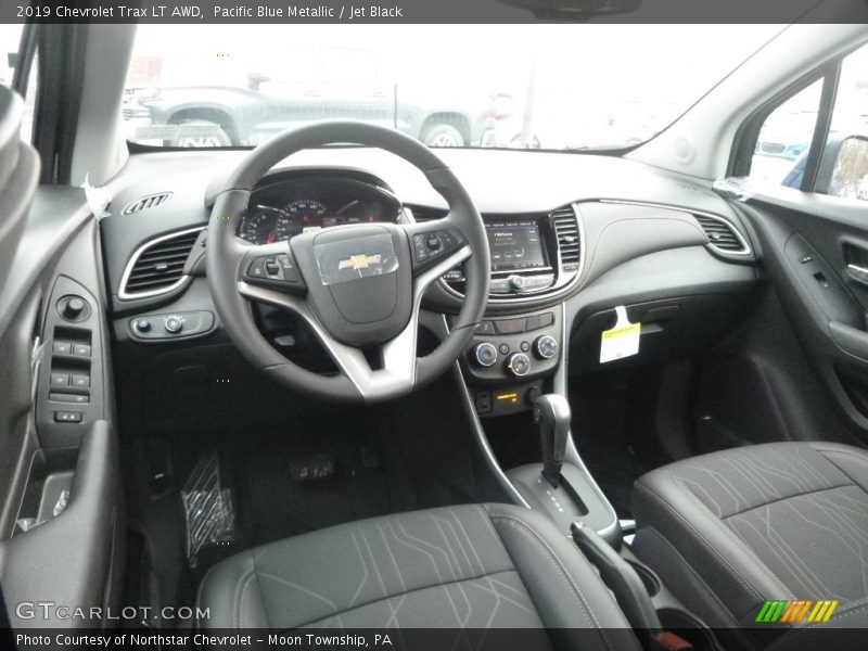 Pacific Blue Metallic / Jet Black 2019 Chevrolet Trax LT AWD