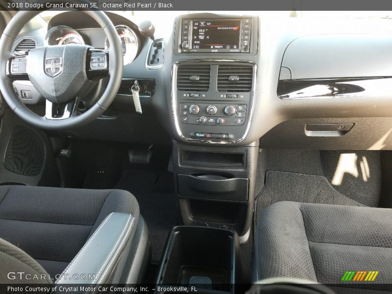 Octane Red Pearl / Black 2018 Dodge Grand Caravan SE