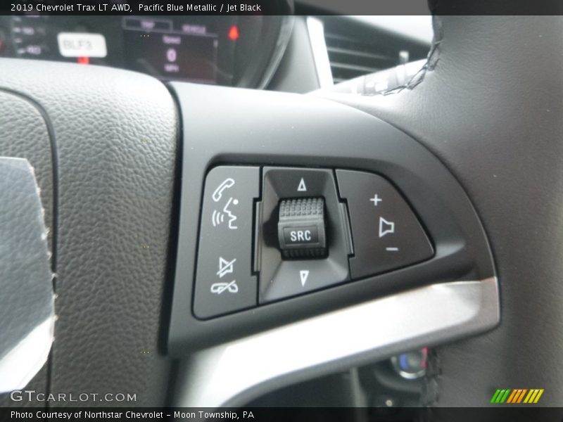 Pacific Blue Metallic / Jet Black 2019 Chevrolet Trax LT AWD