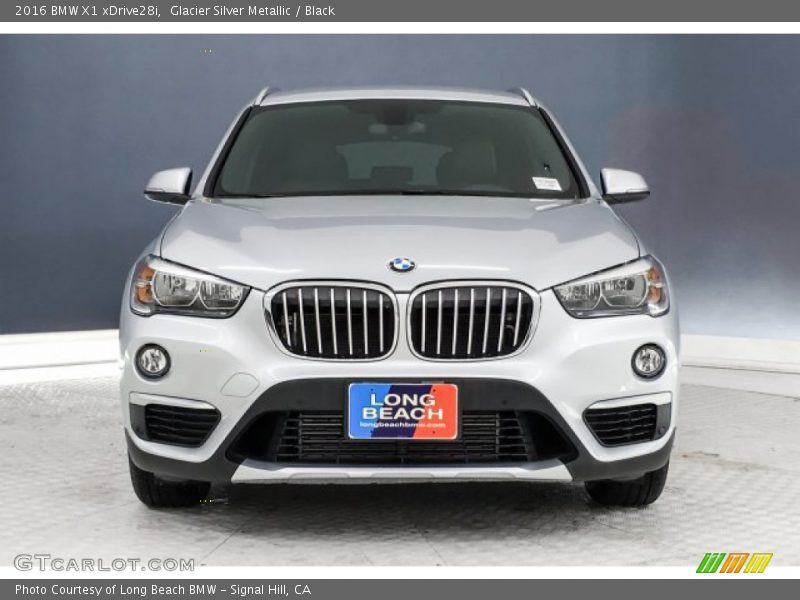 Glacier Silver Metallic / Black 2016 BMW X1 xDrive28i
