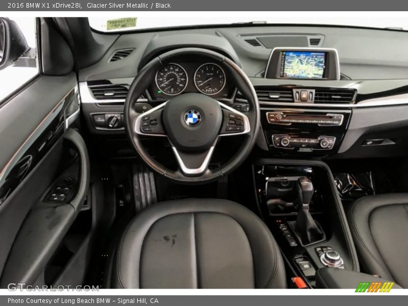 Glacier Silver Metallic / Black 2016 BMW X1 xDrive28i