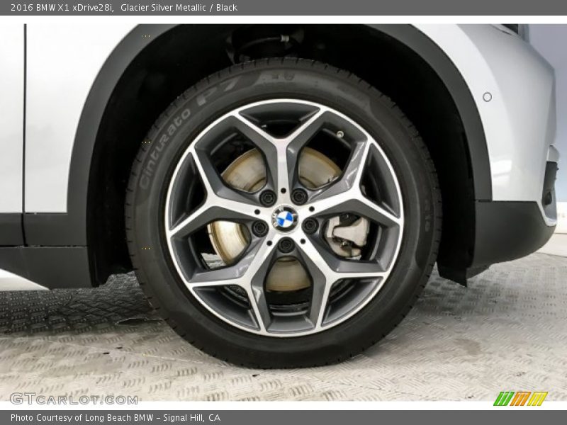 Glacier Silver Metallic / Black 2016 BMW X1 xDrive28i