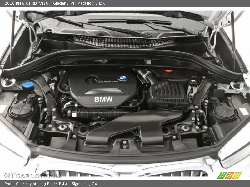 Glacier Silver Metallic / Black 2016 BMW X1 xDrive28i