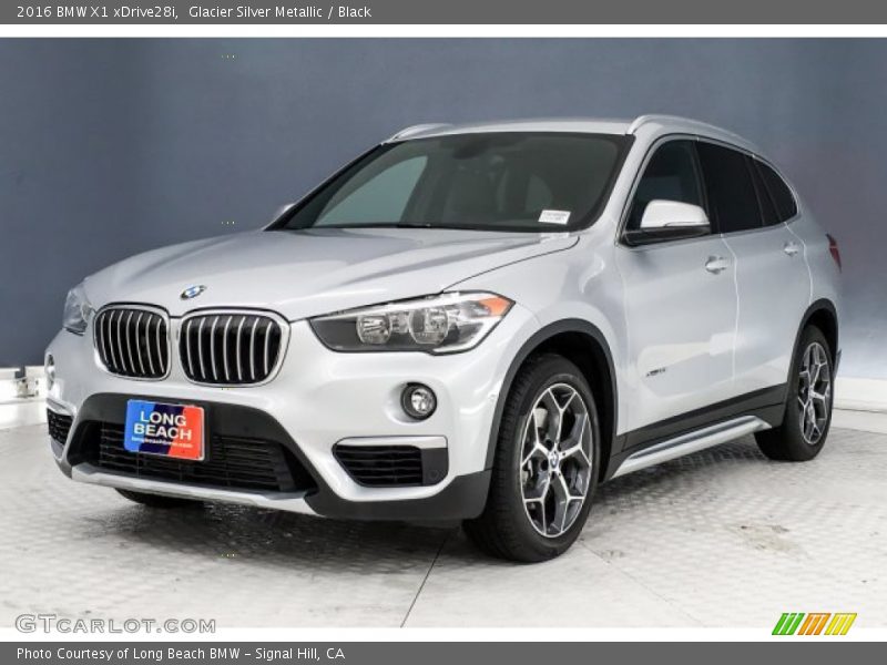 Glacier Silver Metallic / Black 2016 BMW X1 xDrive28i