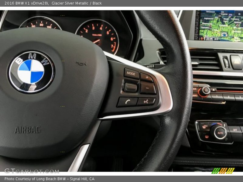 Glacier Silver Metallic / Black 2016 BMW X1 xDrive28i