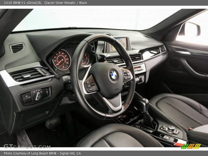 Glacier Silver Metallic / Black 2016 BMW X1 xDrive28i