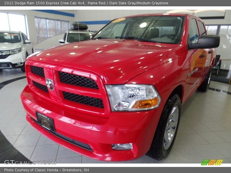 Flame Red / Dark Slate Gray/Medium Graystone 2012 Dodge Ram 1500 Express Crew Cab 4x4