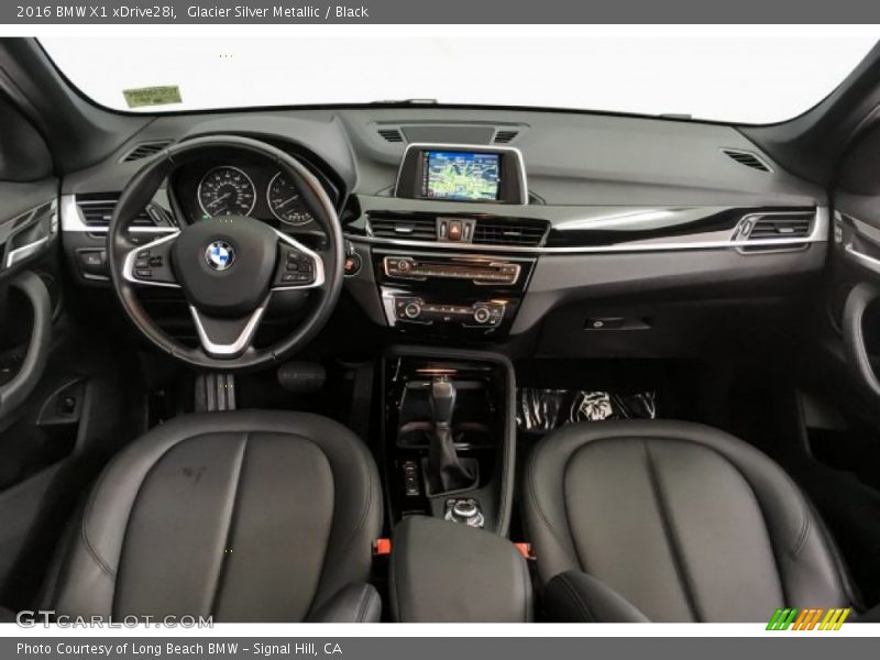 Glacier Silver Metallic / Black 2016 BMW X1 xDrive28i