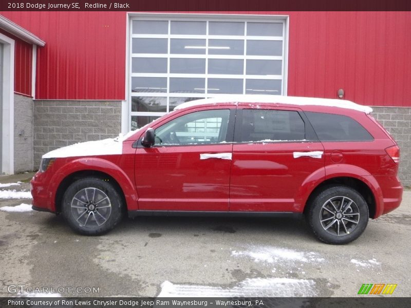 Redline / Black 2018 Dodge Journey SE