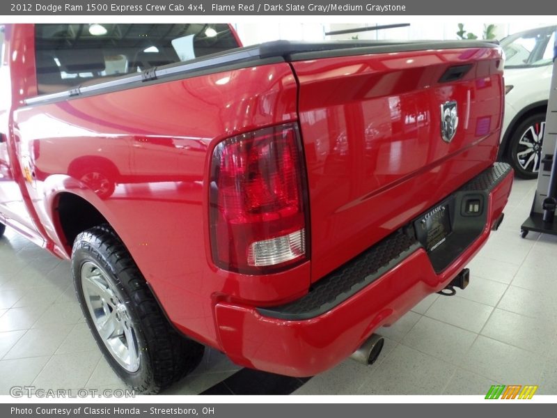Flame Red / Dark Slate Gray/Medium Graystone 2012 Dodge Ram 1500 Express Crew Cab 4x4