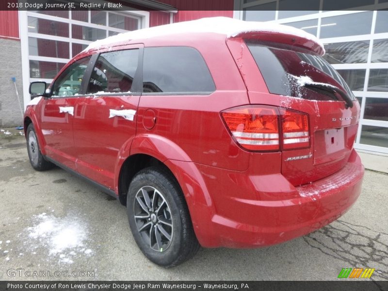 Redline / Black 2018 Dodge Journey SE