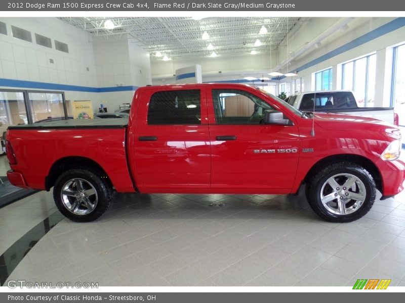 Flame Red / Dark Slate Gray/Medium Graystone 2012 Dodge Ram 1500 Express Crew Cab 4x4