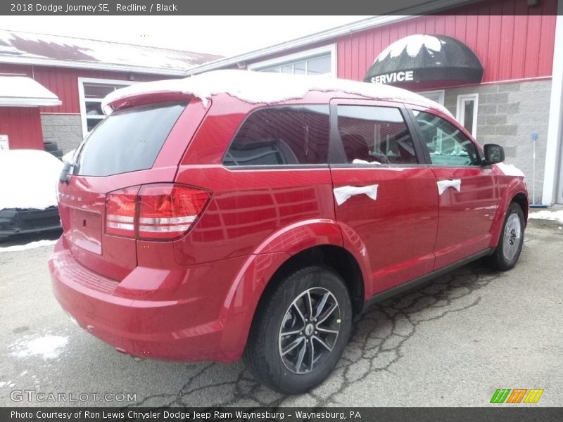 Redline / Black 2018 Dodge Journey SE