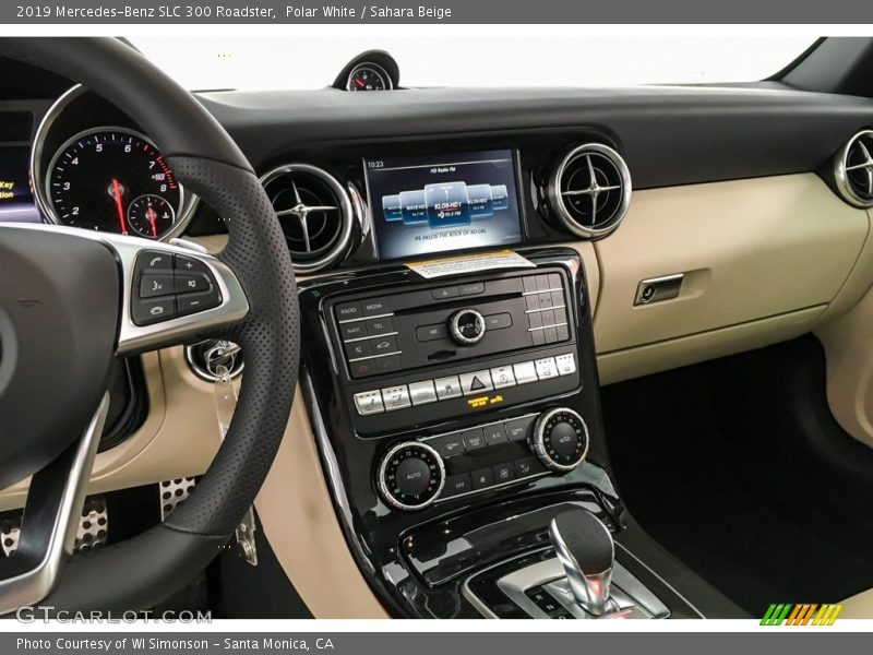 Controls of 2019 SLC 300 Roadster